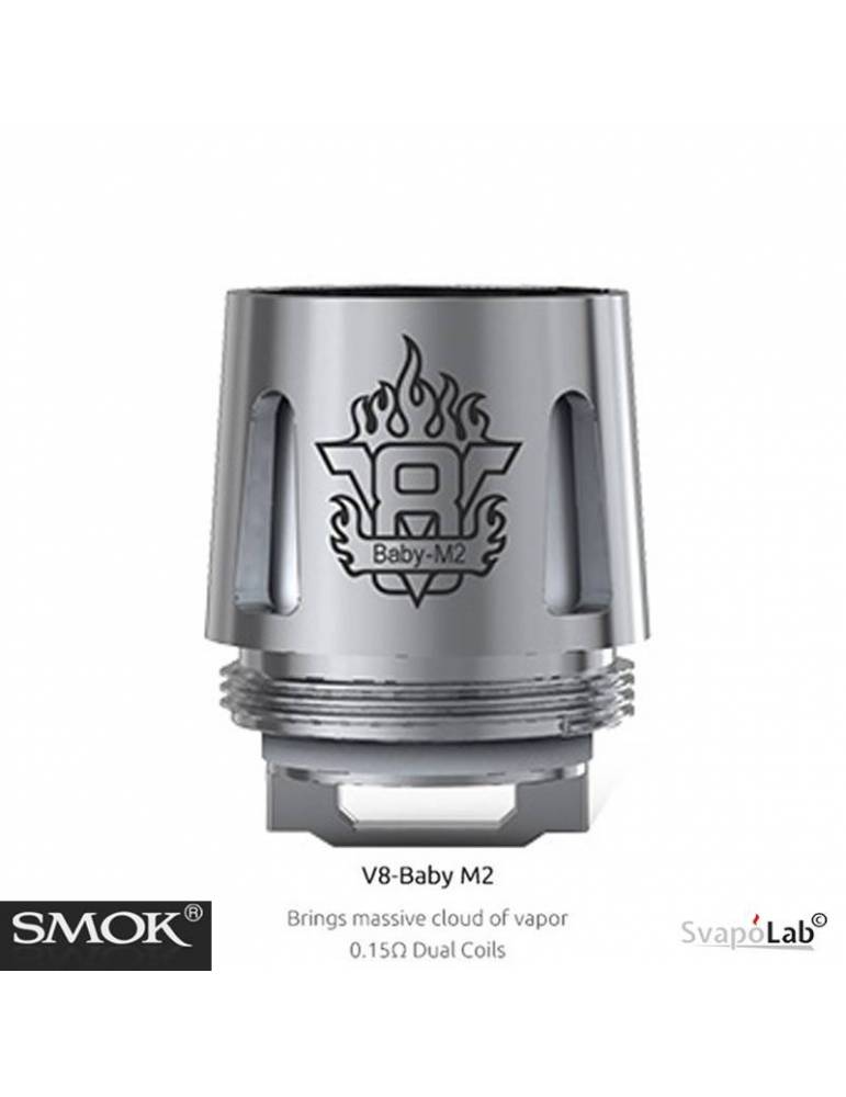 Smok V8 baby M2 coil 0,15ohm/25-45W (1 pz) per TFV12 Prince baby, Resa, TFV8 baby, TFV8 big baby