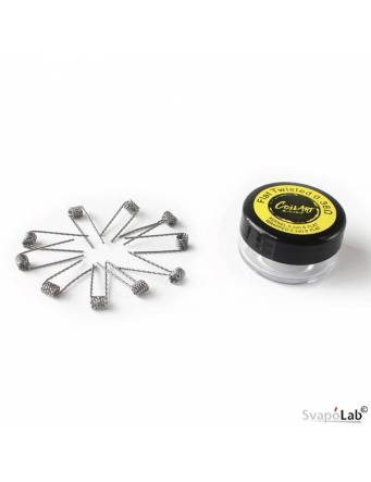Coilart FLAT TWISTED premade coil 0,36 ohm (conf. 10 pz)
