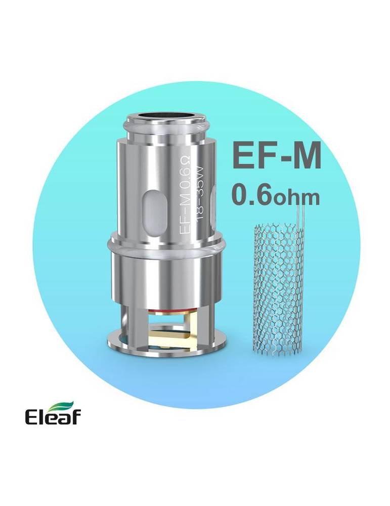 Eleaf EF-M mesch coil 0,60ohm/18-35W (1 pz) per PESSO e Istick T80 kit
