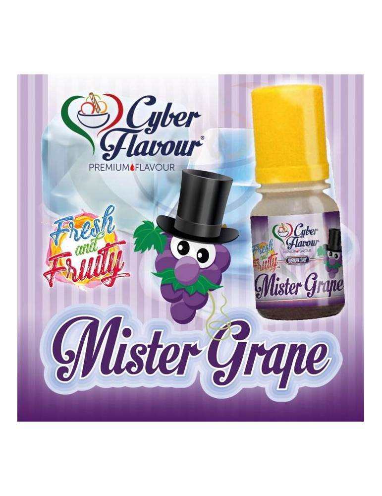 Cyber Flavour “FRESH” Mr Grape 10 ml aroma concentrato