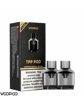 VooPoo TPP pod di ricambio 5,5ml DTL (2 pz-no coil) GUNMETAL - confezione