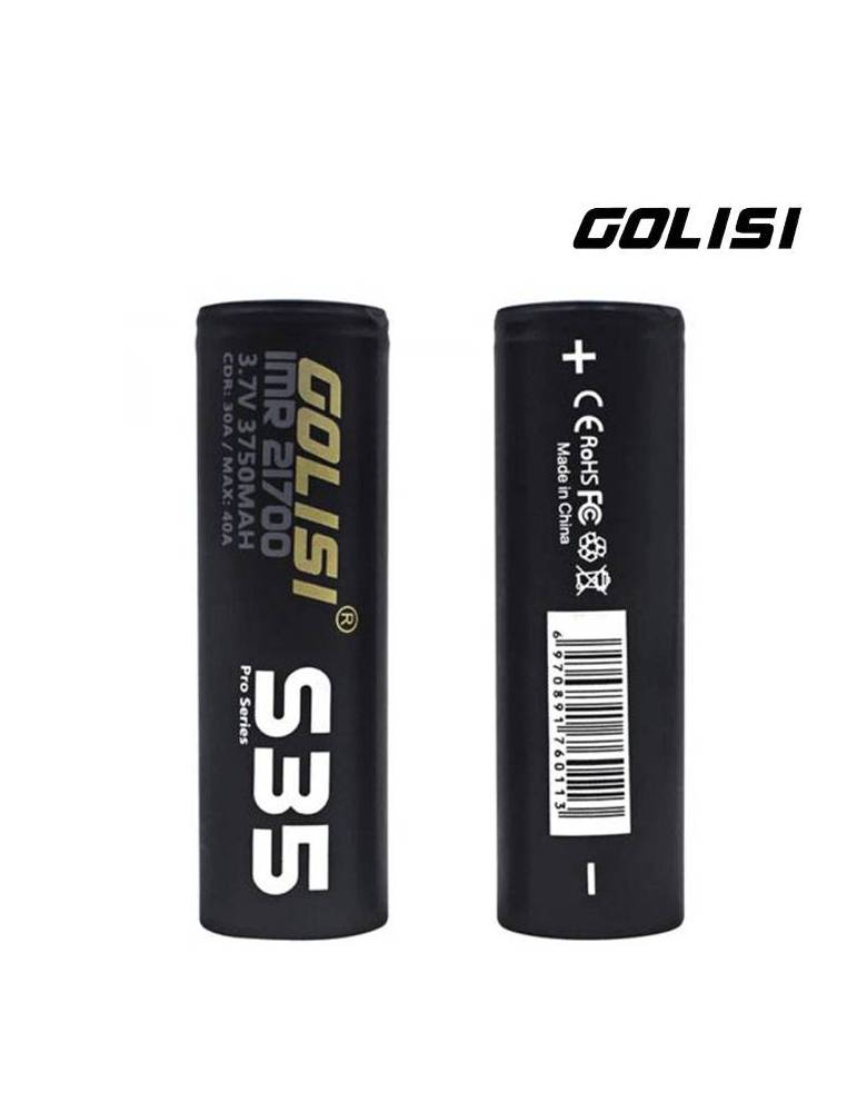 Golisi S35 21700 Li-ion 3750mah/30A (2 batterie con custodia) lp
