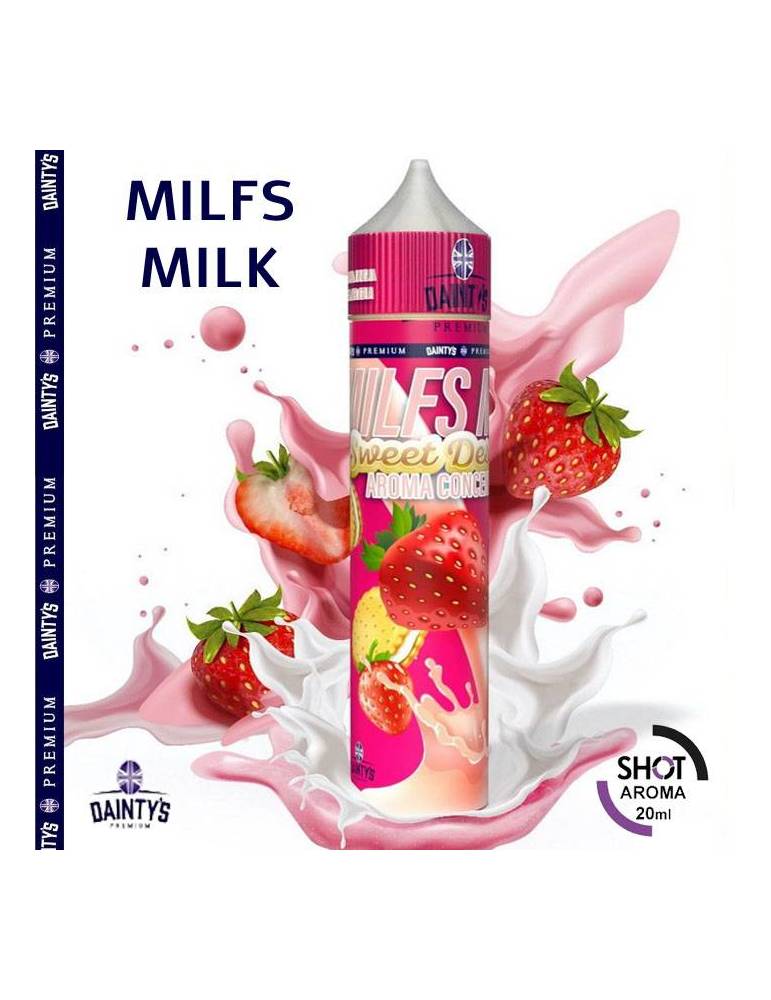 Dainty's MILFS MILK 20ml aroma Scomposto Cream by Eco Vape