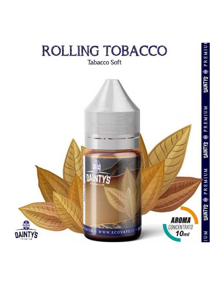 Dainty's TOBACCO ROLLING 10ml aroma concentrato Tabac by Eco Vape