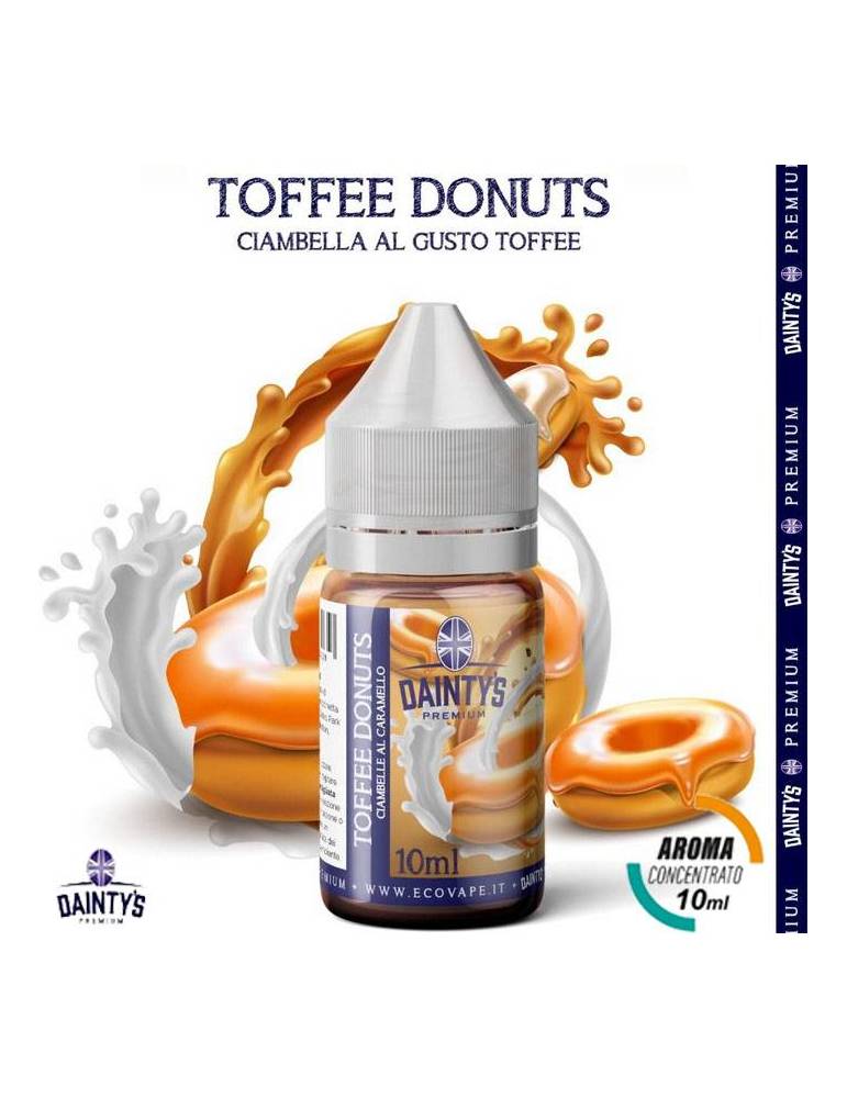 Dainty's TOFFEE DONUTS 10ml aroma concentrato Cream by Eco Vape