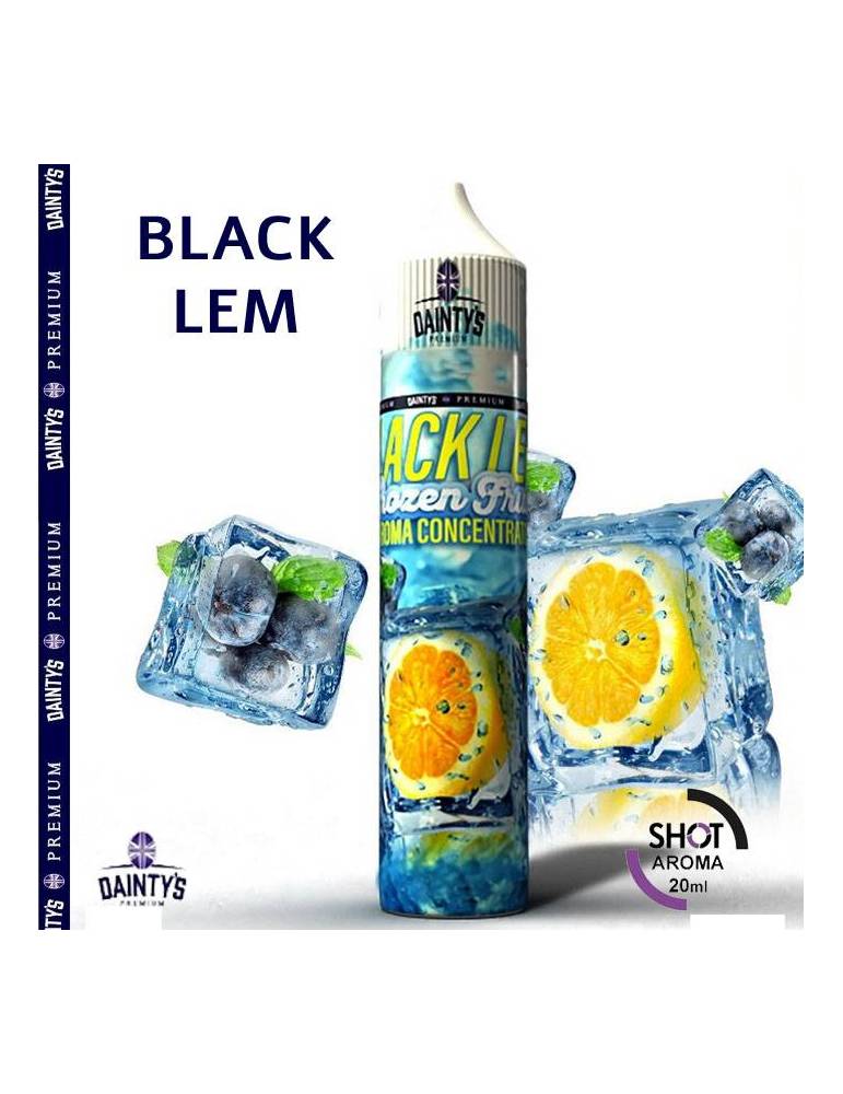Dainty's Premium BLACK LEM 20ml aroma Scomposto Ice by Eco Vape