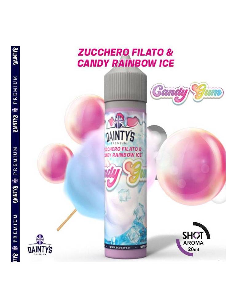 Dainty's  CANDY GUM 20ml aroma Scomposto Cream by Eco Vape