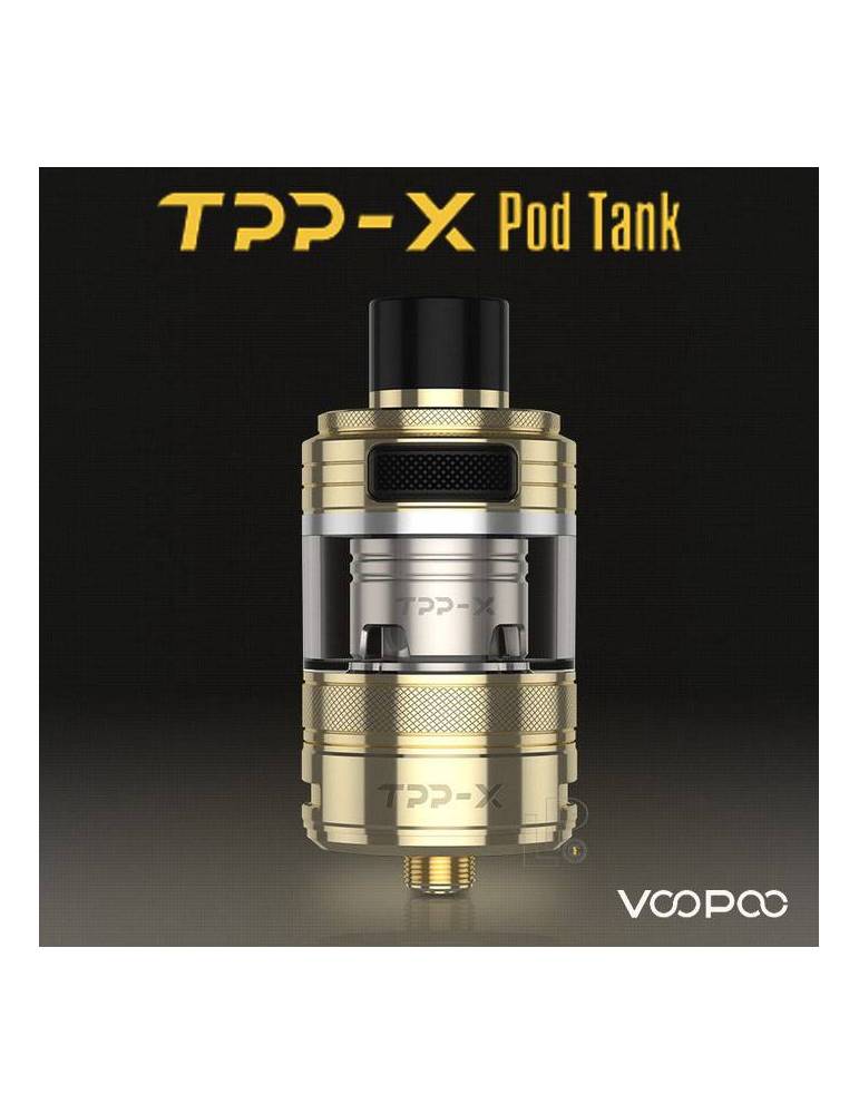 VooPoo TPP-X tank/pod 5,5ml (1 pz + 2 coil) MTL-DTL lp