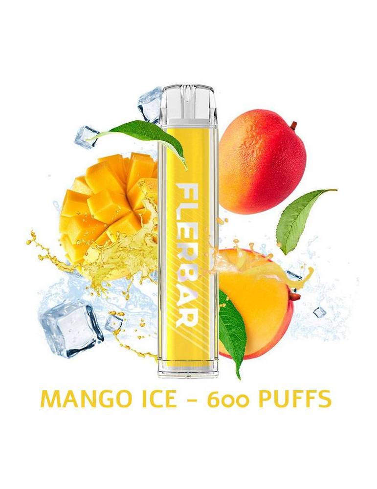 Flerbar 600 MANGO ICE Disposable Pod (1pz usa e getta)