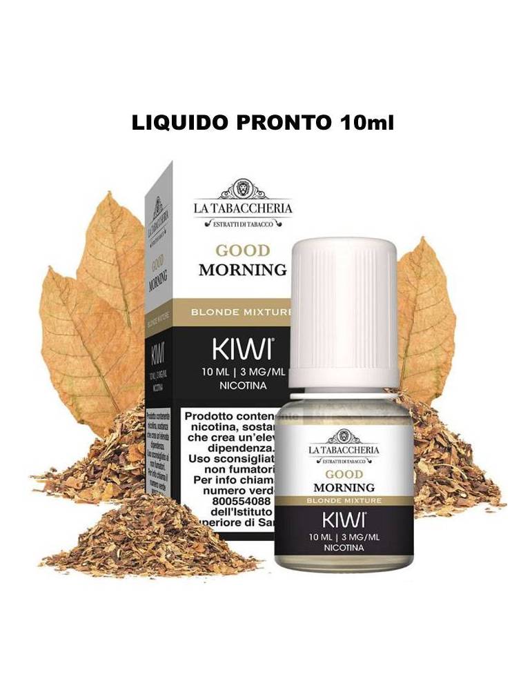 Kiwi Vapor-La Tabaccheria GOOD MORNING 10ml liquido pronto Tabac