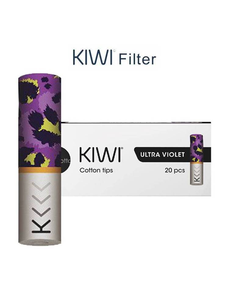 Kiwi tips (20 pz) filtro in cotone di ricambio Viola