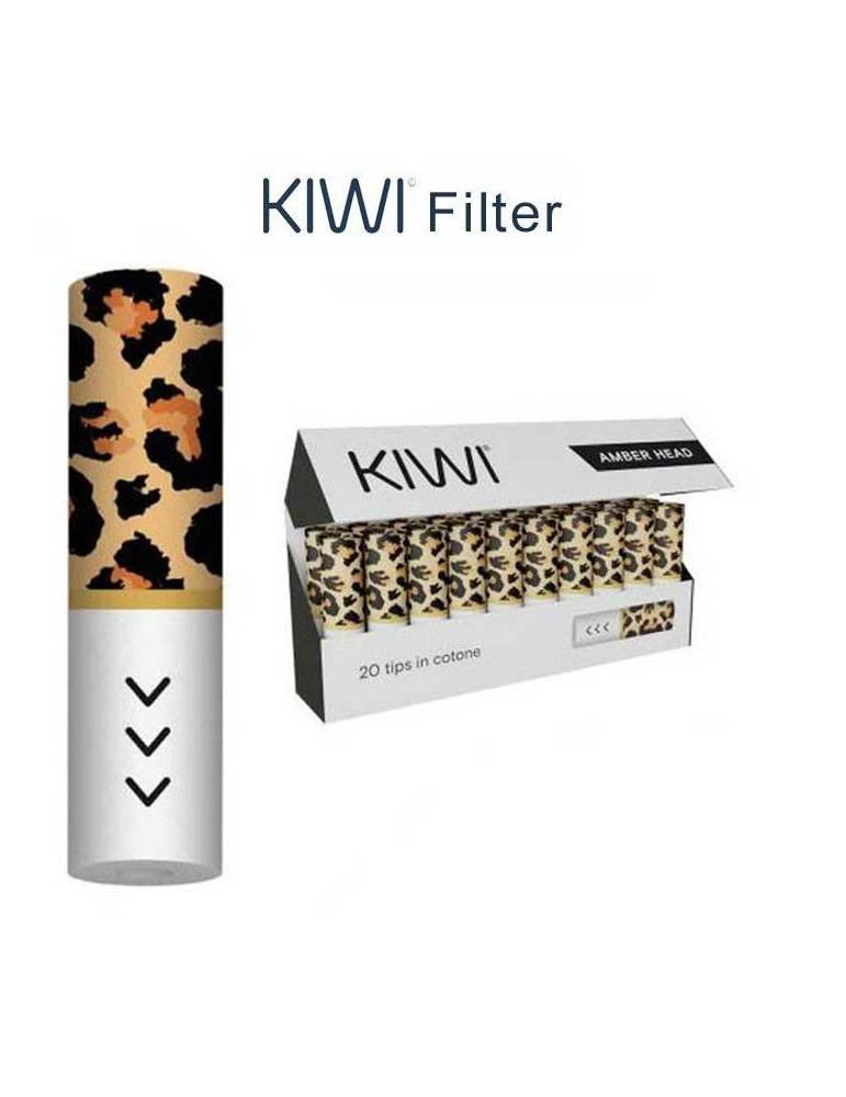 Kiwi tips (20 pz) filtro in cotone di ricambio Ambra