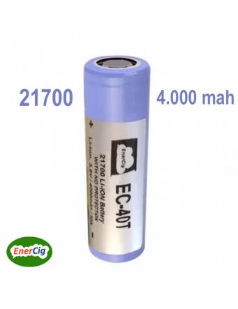 EnerCig EC-40T 21700 Li-ion 4000mah/30A (1 batteria)