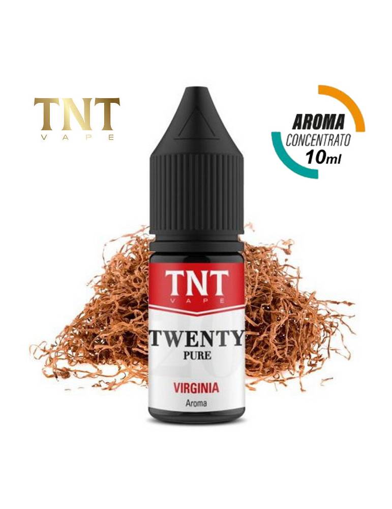 TNT Vape TWENTY PURE - VIRGINIA 10ml aroma concentrato (distillato puro)