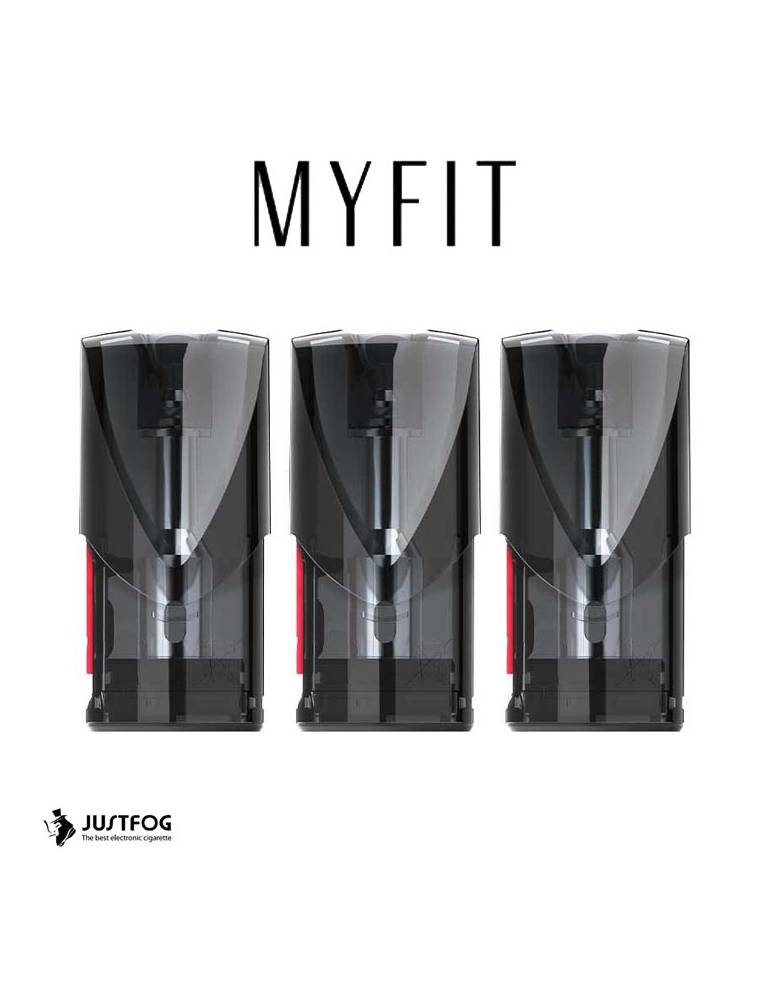 Justfog MYFIT pod di ricambio 2ml – 0,9ohm (3 pz) MTL