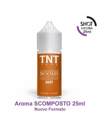 TNT Vape BOOMS SALTED CARAMEL 25ml aroma SHOT Tabac