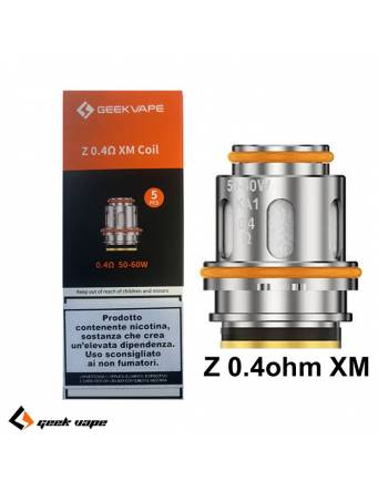 Geekvape Z XM coil 0,4ohm/50-60W (1 pz) DTL per Z FLI