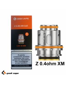 Geekvape Z XM coil 0,4ohm/50-60W (1 pz) DTL per Z FLI